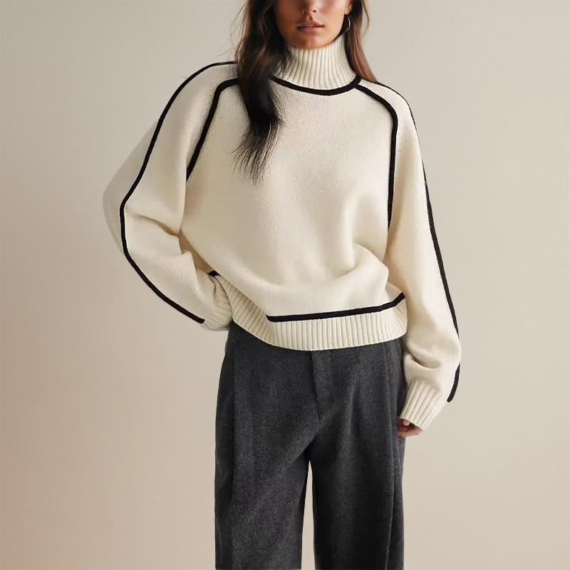 Chiara | Ribbed Turtleneck Sweater