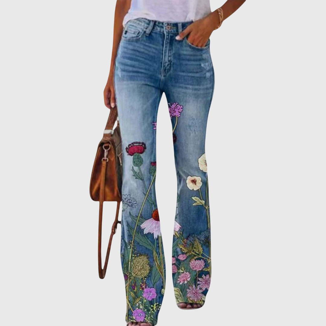 Viviana | Floral Print Pants