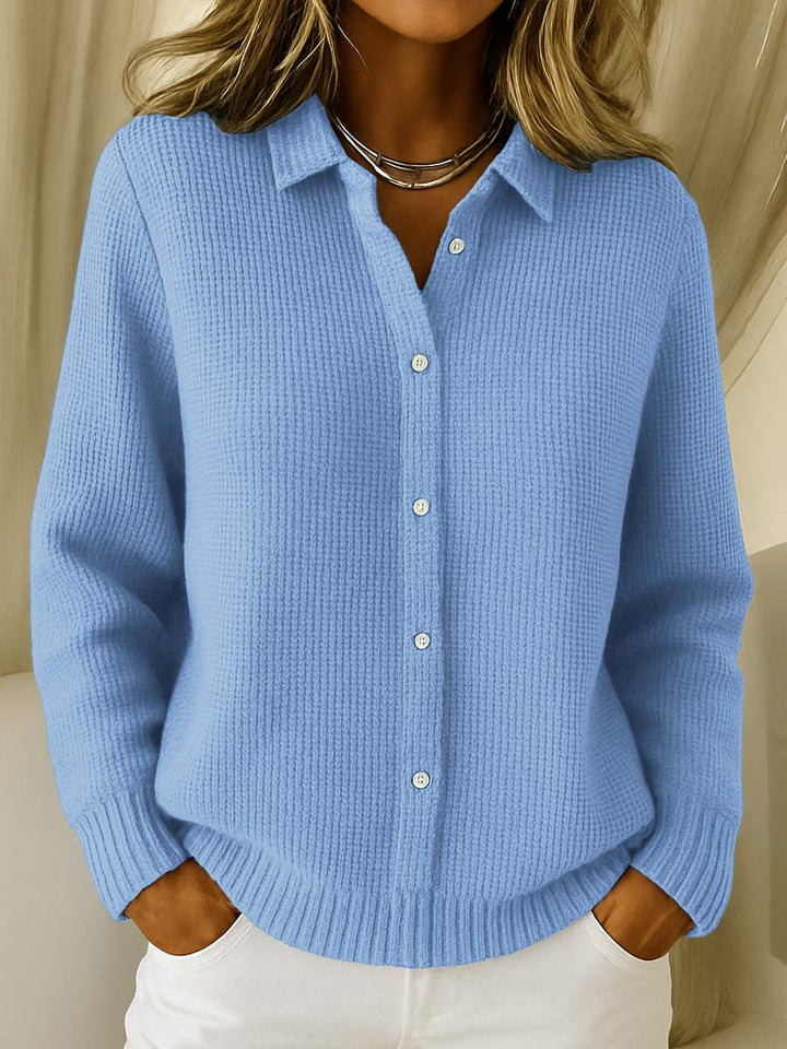 Gelsomina | Textured Button-Front Cardigan