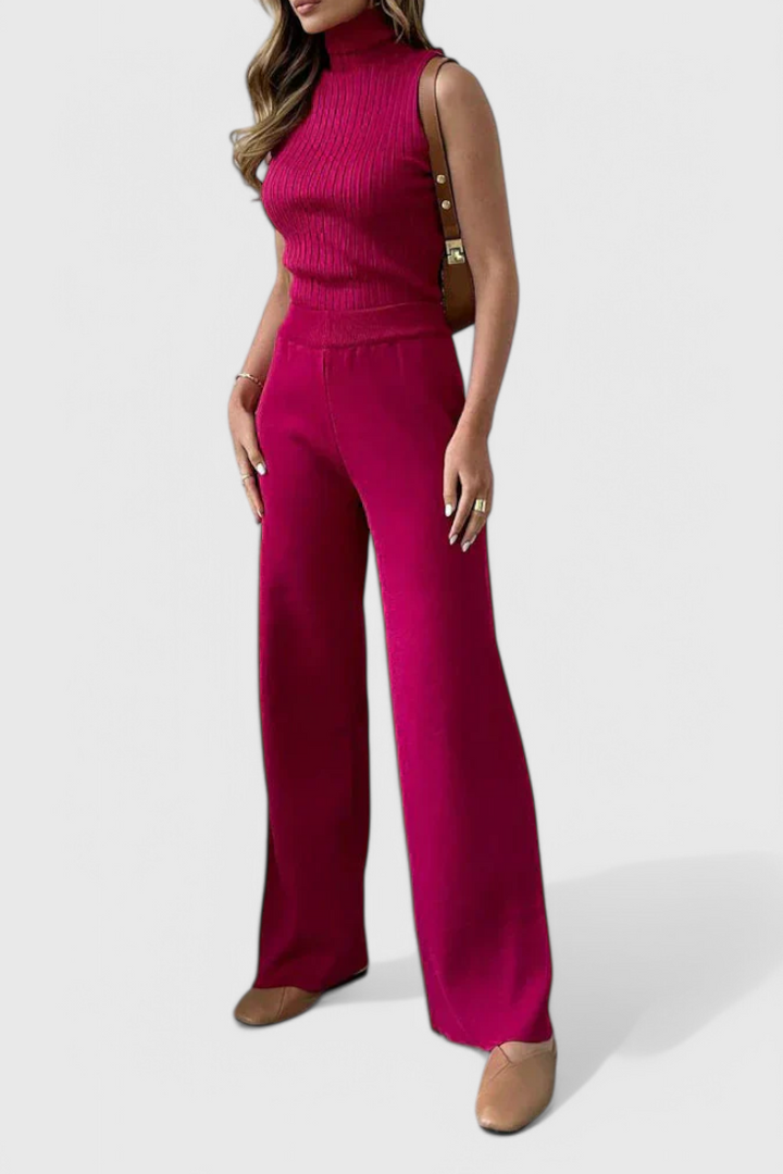 Cristina 3-Piece Soft Knit Ensemble with Chic Design
