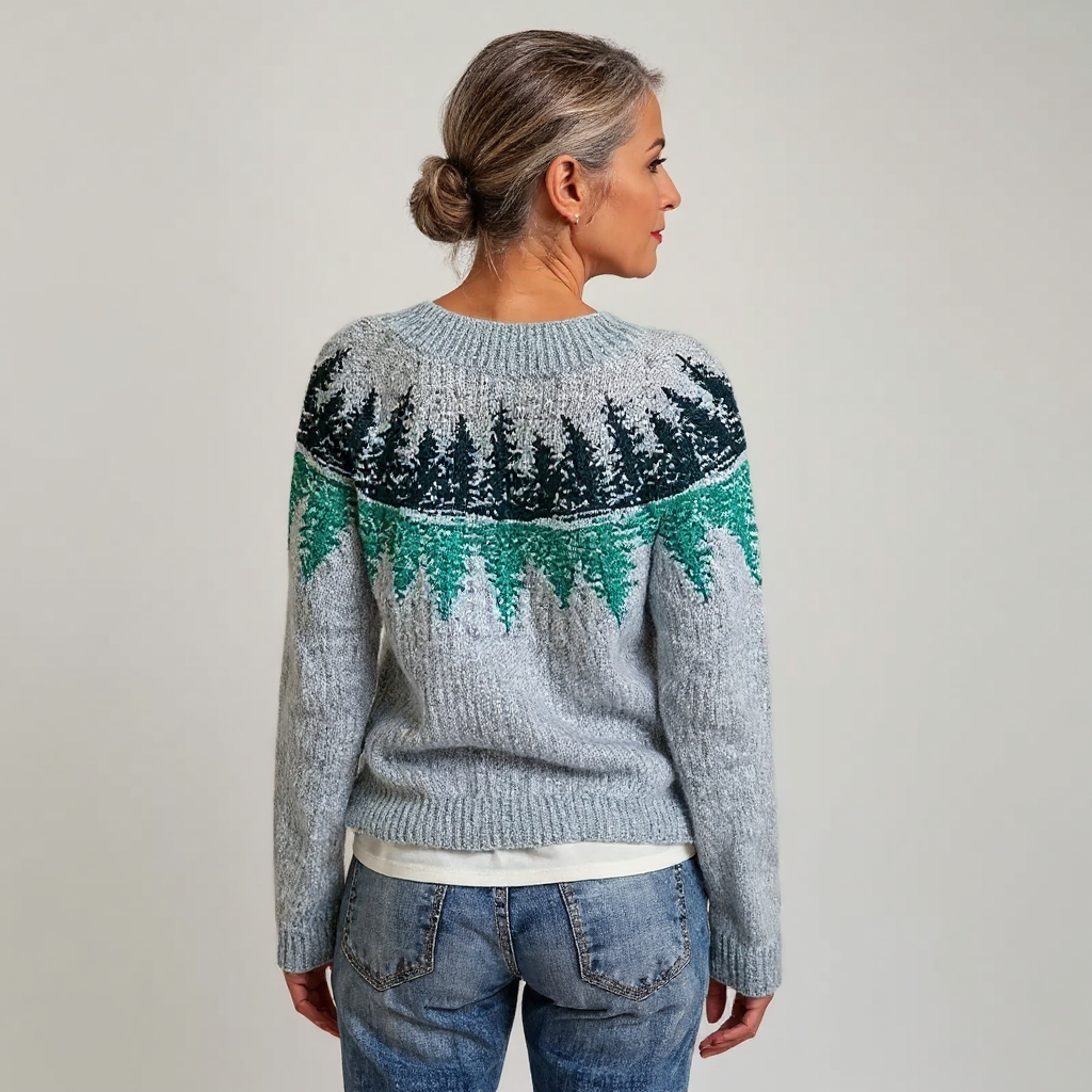 Eleonora | Retro Icelandic Knit Sweater