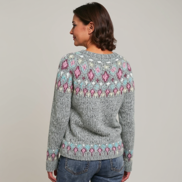 Alice | Retro Icelandic Knit Sweater