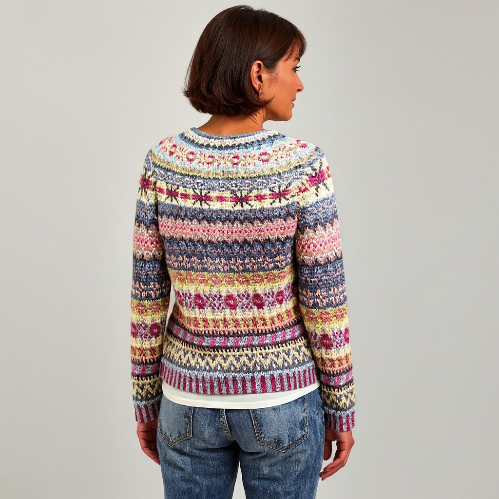 Beatrice | Retro Icelandic Knit Sweater