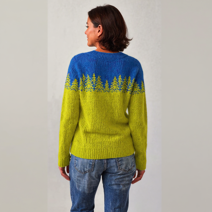 Nerina | Retro Icelandic Knit Sweater