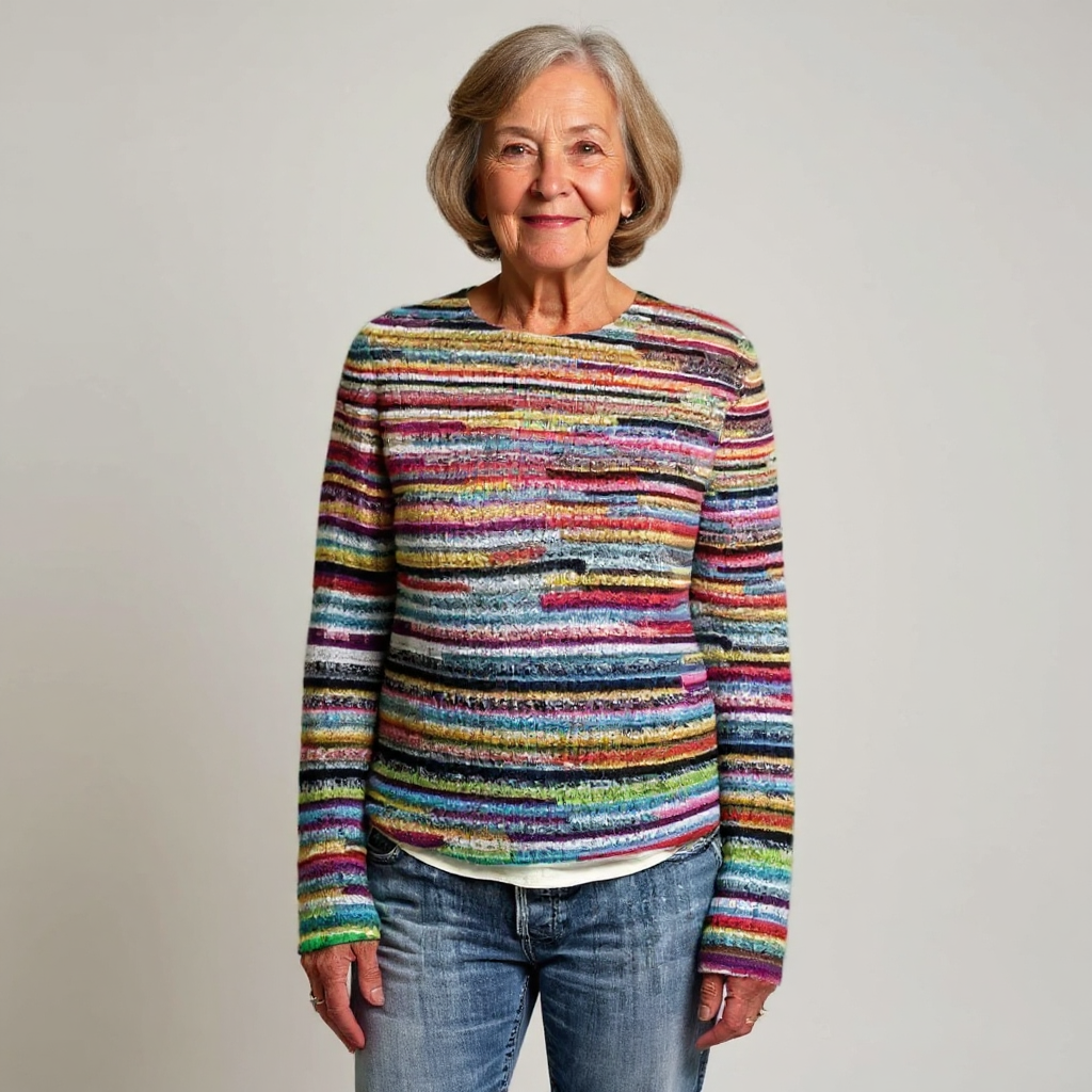 Tiziana | Retro Icelandic Knit Sweater