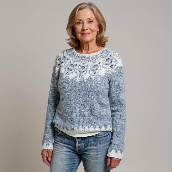 Alessia | Retro Icelandic Knit Sweater