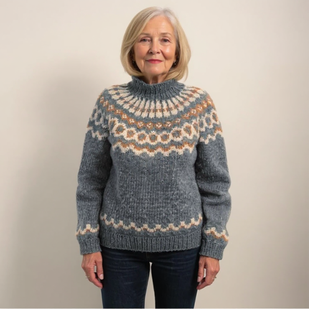 Marta | Classic Icelandic Knit Sweater
