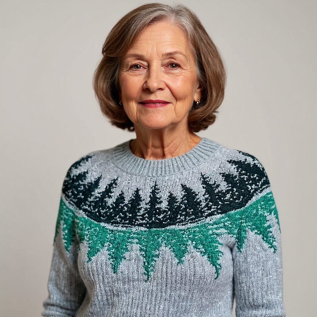 Eleonora | Retro Icelandic Knit Sweater