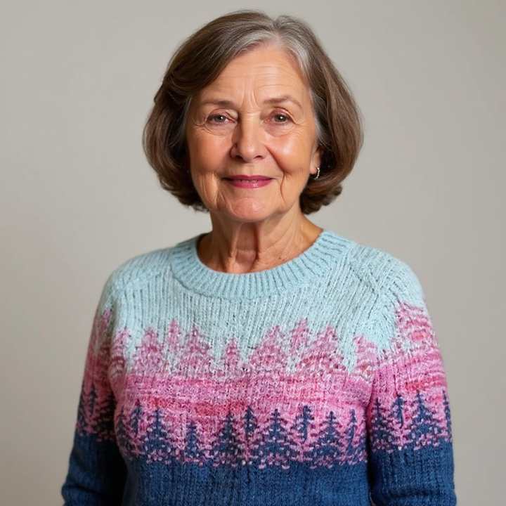 Cecilia | Retro Islands Knit Sweater