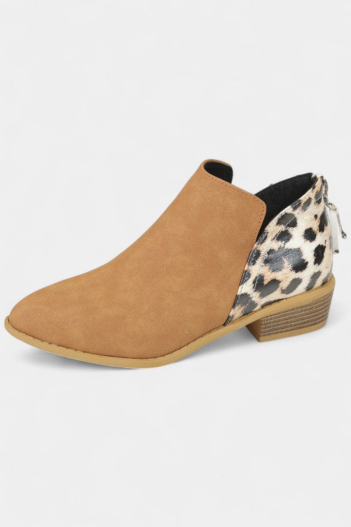 Eleonora Stylish Leopard Print Orthopedic Boots