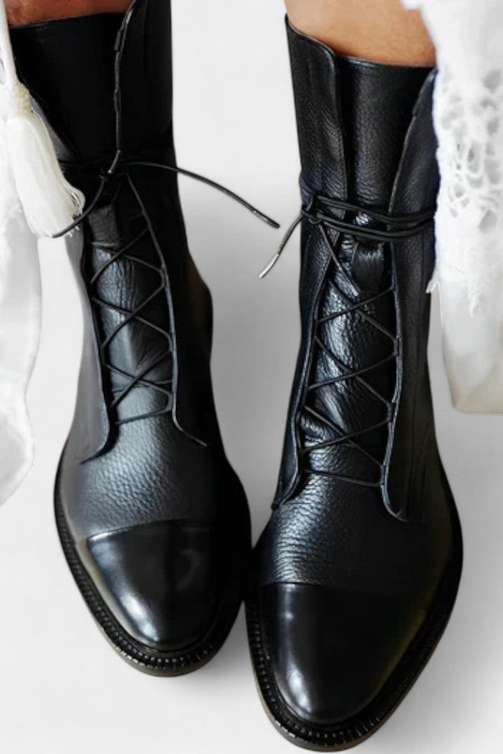 Alessia Stylish Heeled Boots with Orthopedic Support