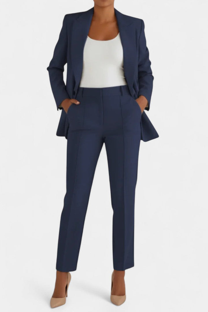 Ilenia Soft Fabric Two-Piece Fitted Set