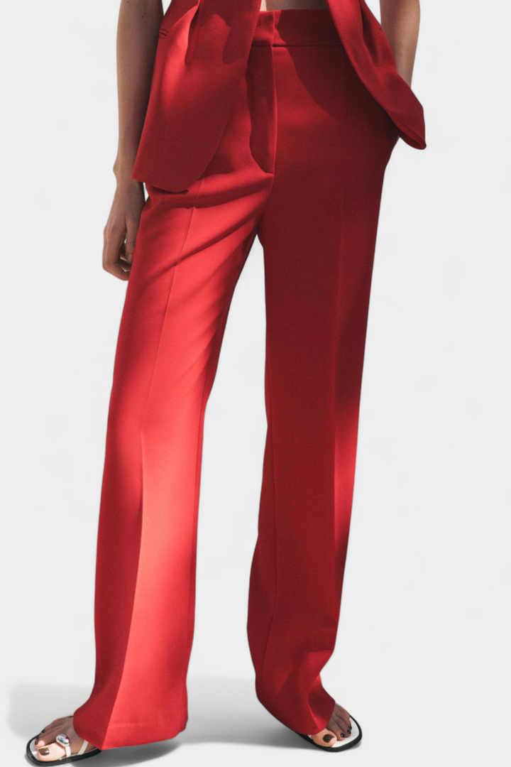 Patrizia Belted Gilet and Wide-Leg Pant Set