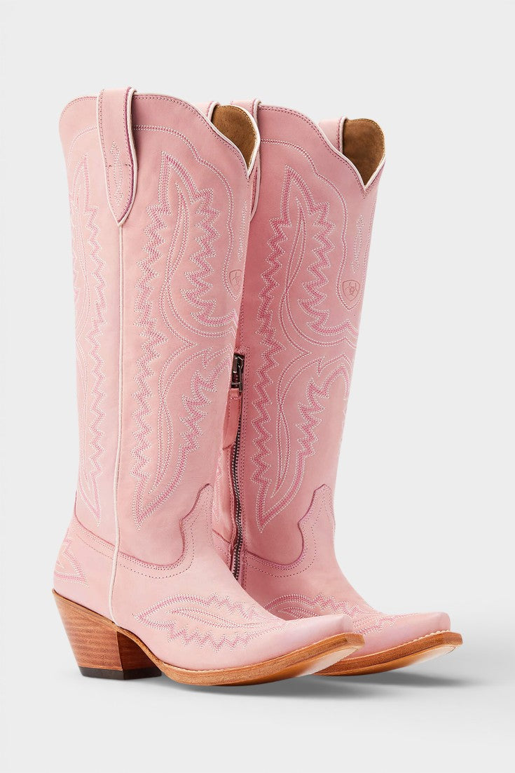 Gioia Retro Western Embroidered Pointed Toe Booties