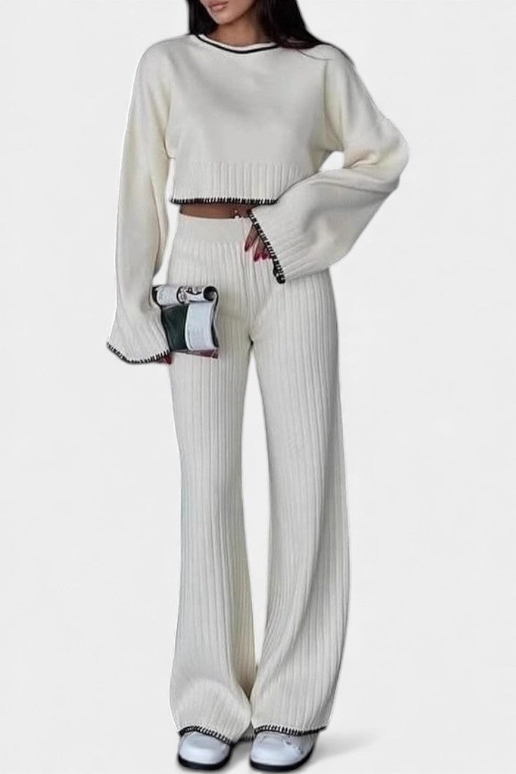 Corinna Two-Piece Minimalist Knit Set