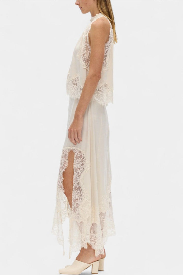 Lidia Midi Lace Skirt with Matching Top