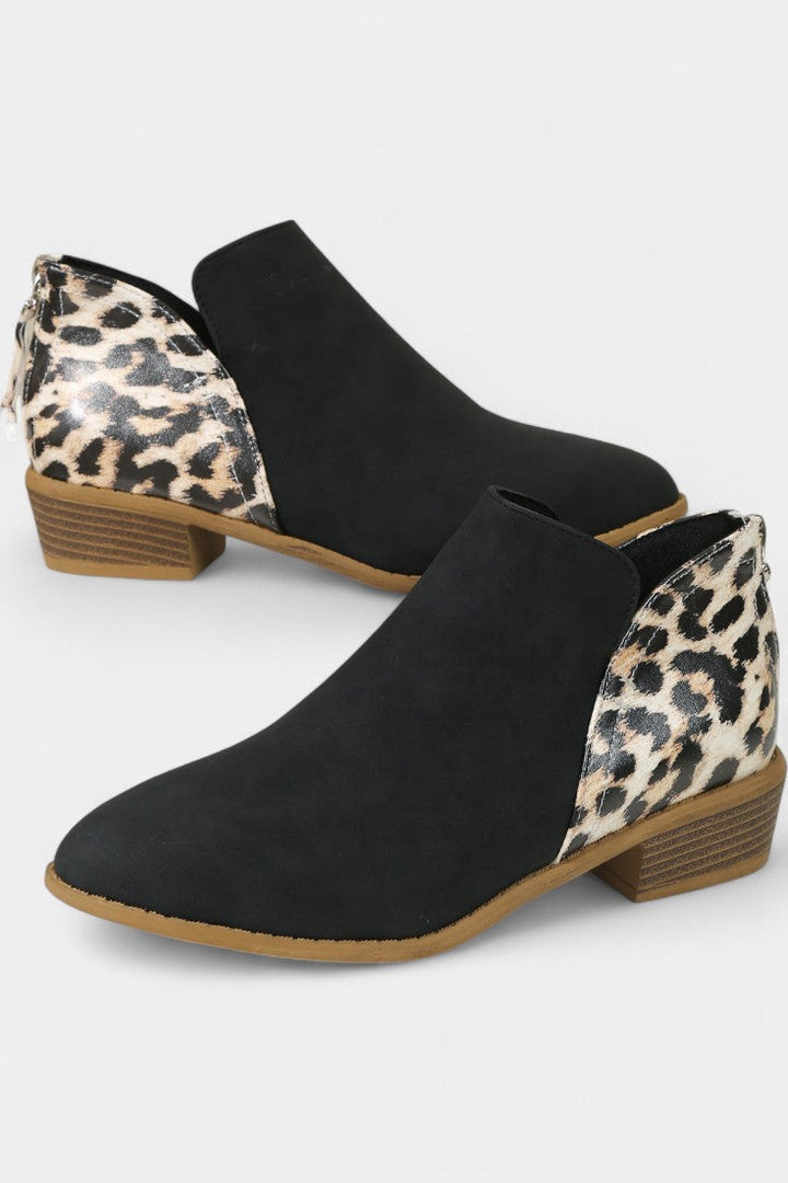 Eleonora Stylish Leopard Print Orthopedic Boots