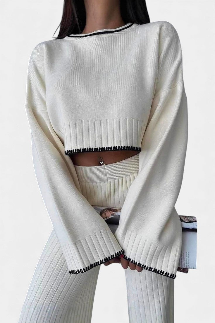 Corinna Two-Piece Minimalist Knit Set