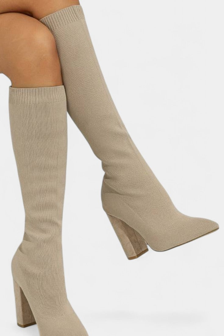 Cesarina Chunky Heel Ankle Boots