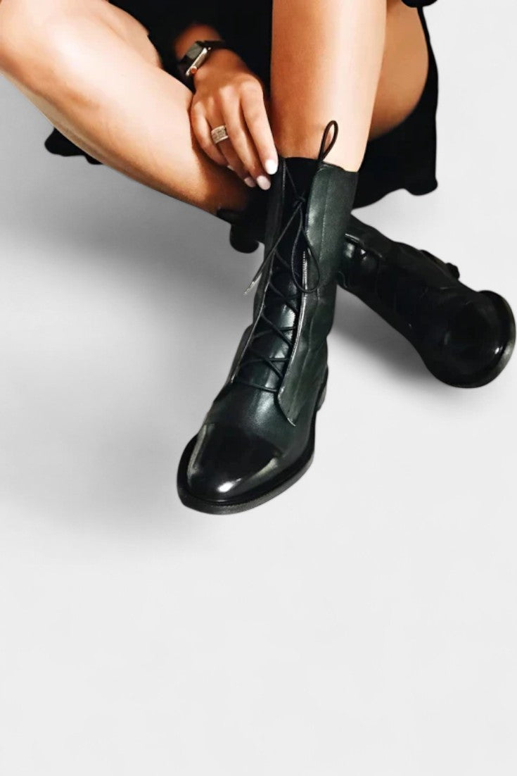 Alessia Stylish Heeled Boots with Orthopedic Support