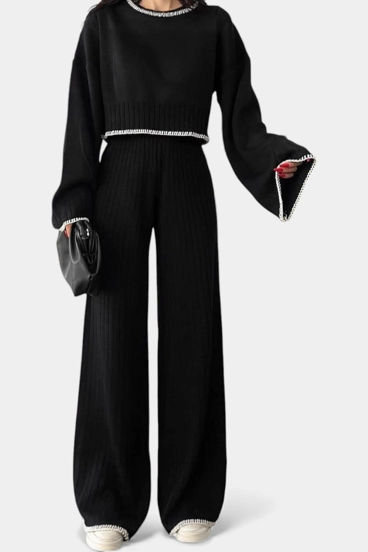 Corinna Two-Piece Minimalist Knit Set