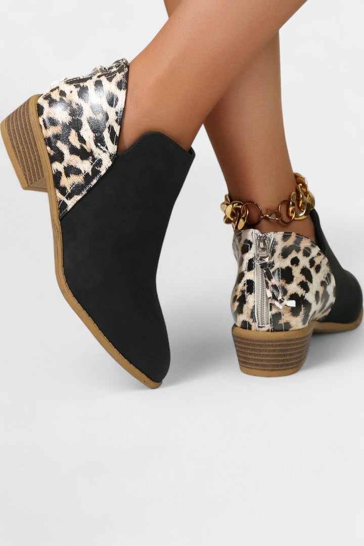 Eleonora Stylish Leopard Print Orthopedic Boots