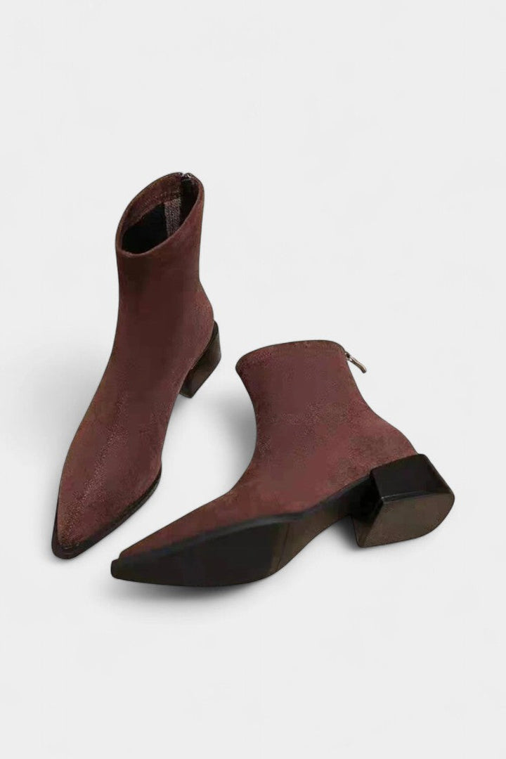 Eva Stylish and Cozy Heeled Boots