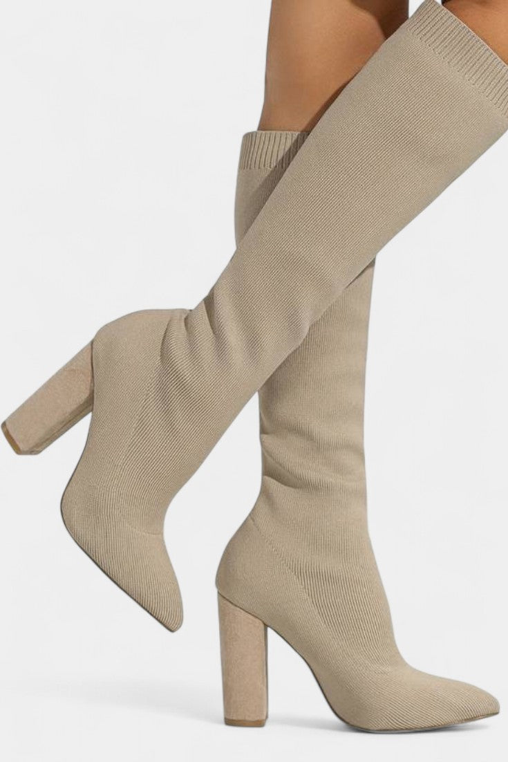 Cesarina Chunky Heel Ankle Boots