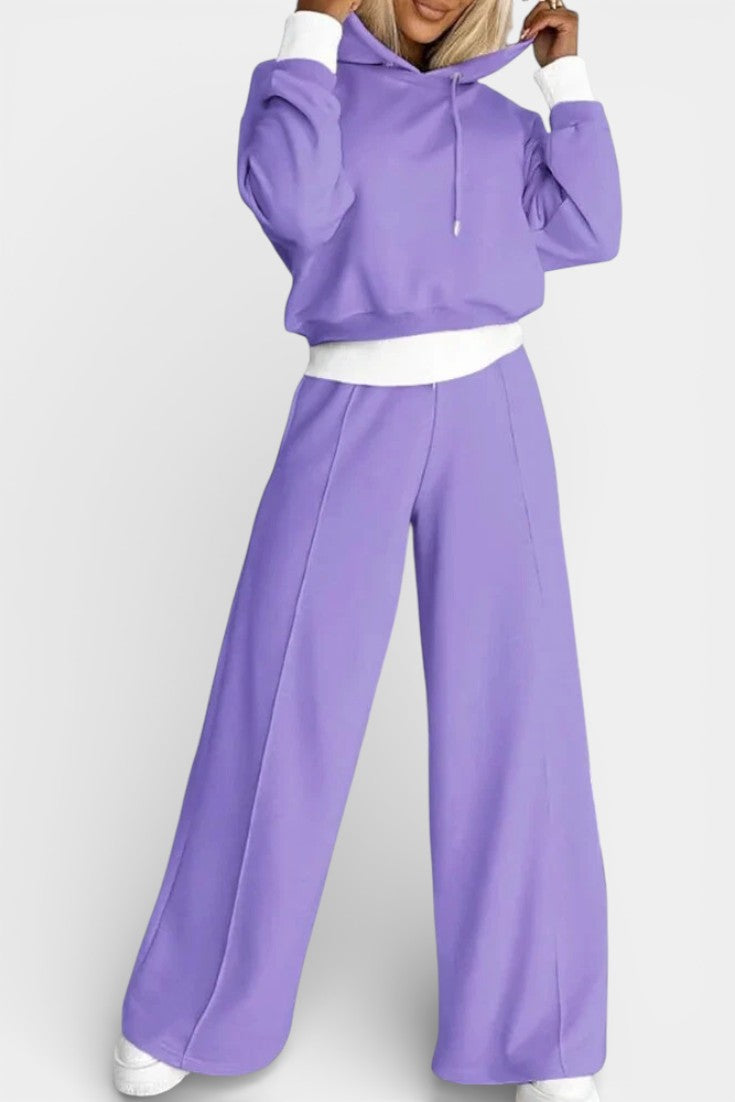 Chiara Oversized Comfort Hoodie and High-Waisted Pants Set