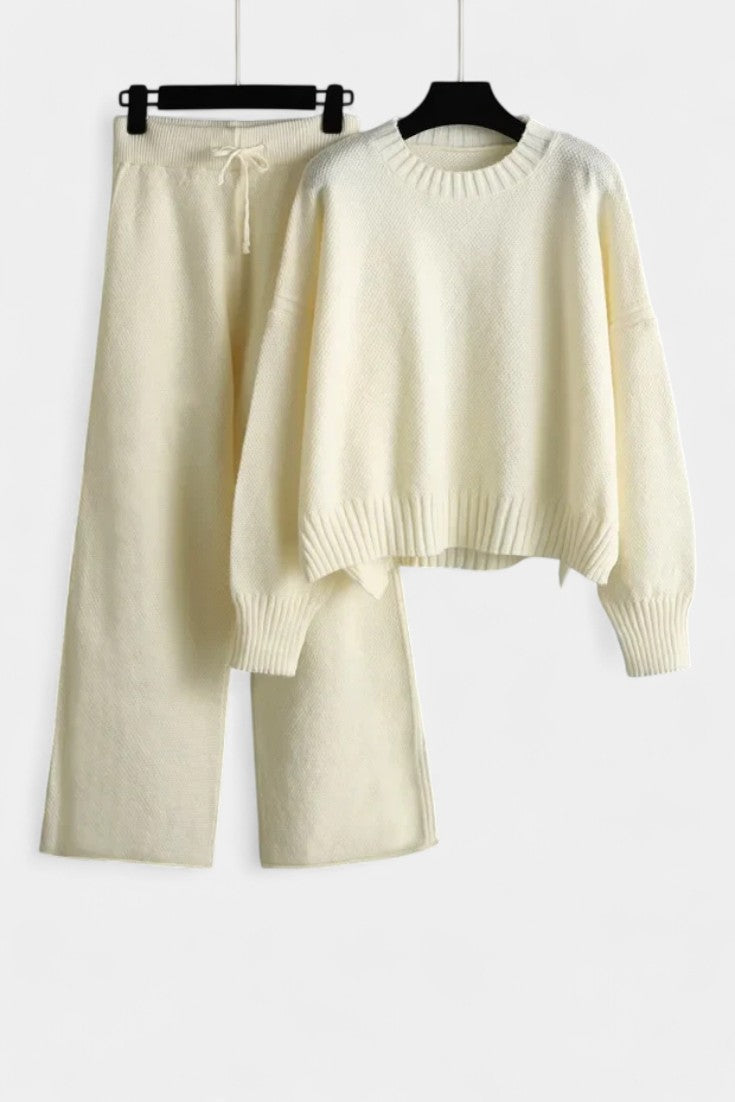 Elena Relaxed Fit Two-Piece Knit Lounge Set