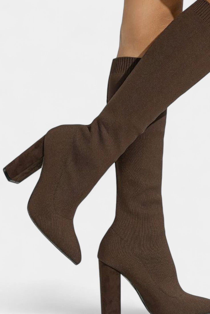 Cesarina Chunky Heel Ankle Boots