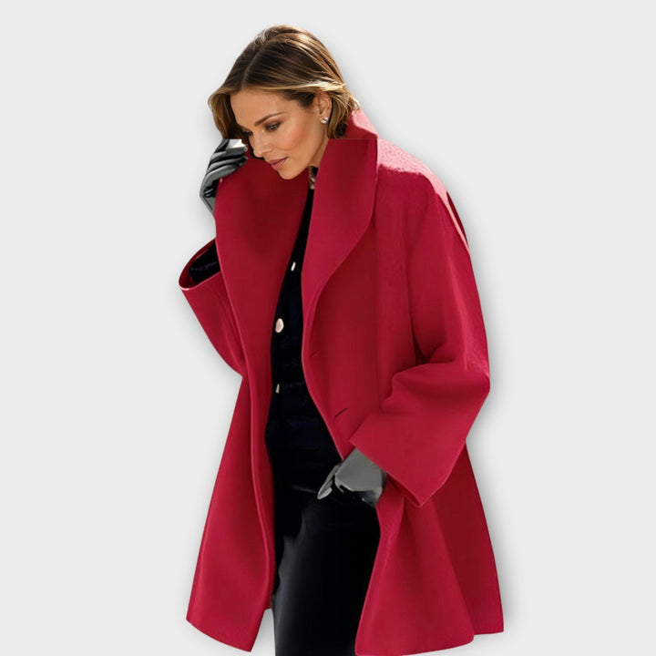 Dafne | Shawl-Collar Wool-Blend Coat