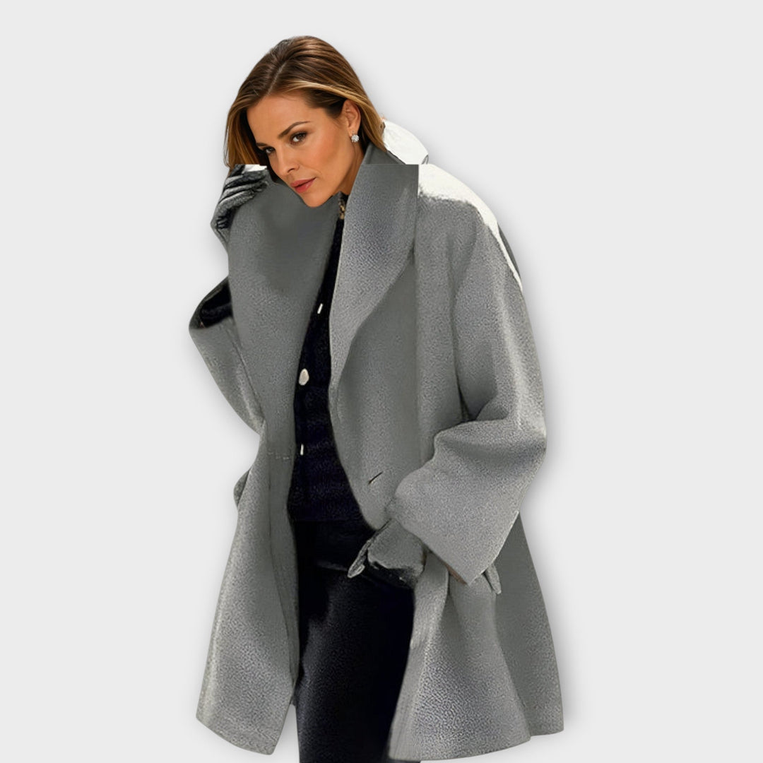 Dafne | Shawl-Collar Wool-Blend Coat