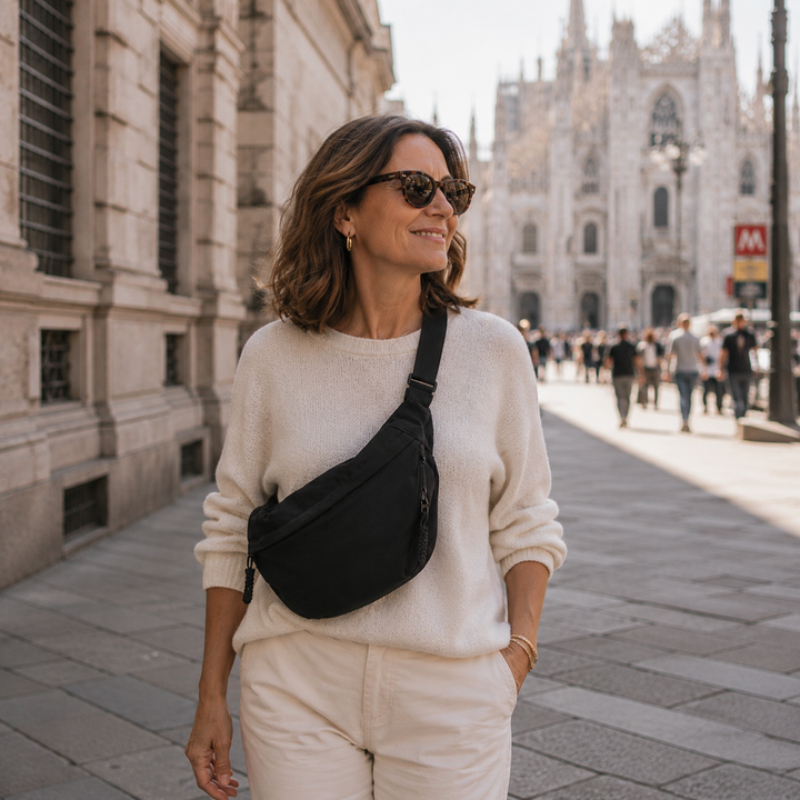 Ginevra | Black Shoulder Bag