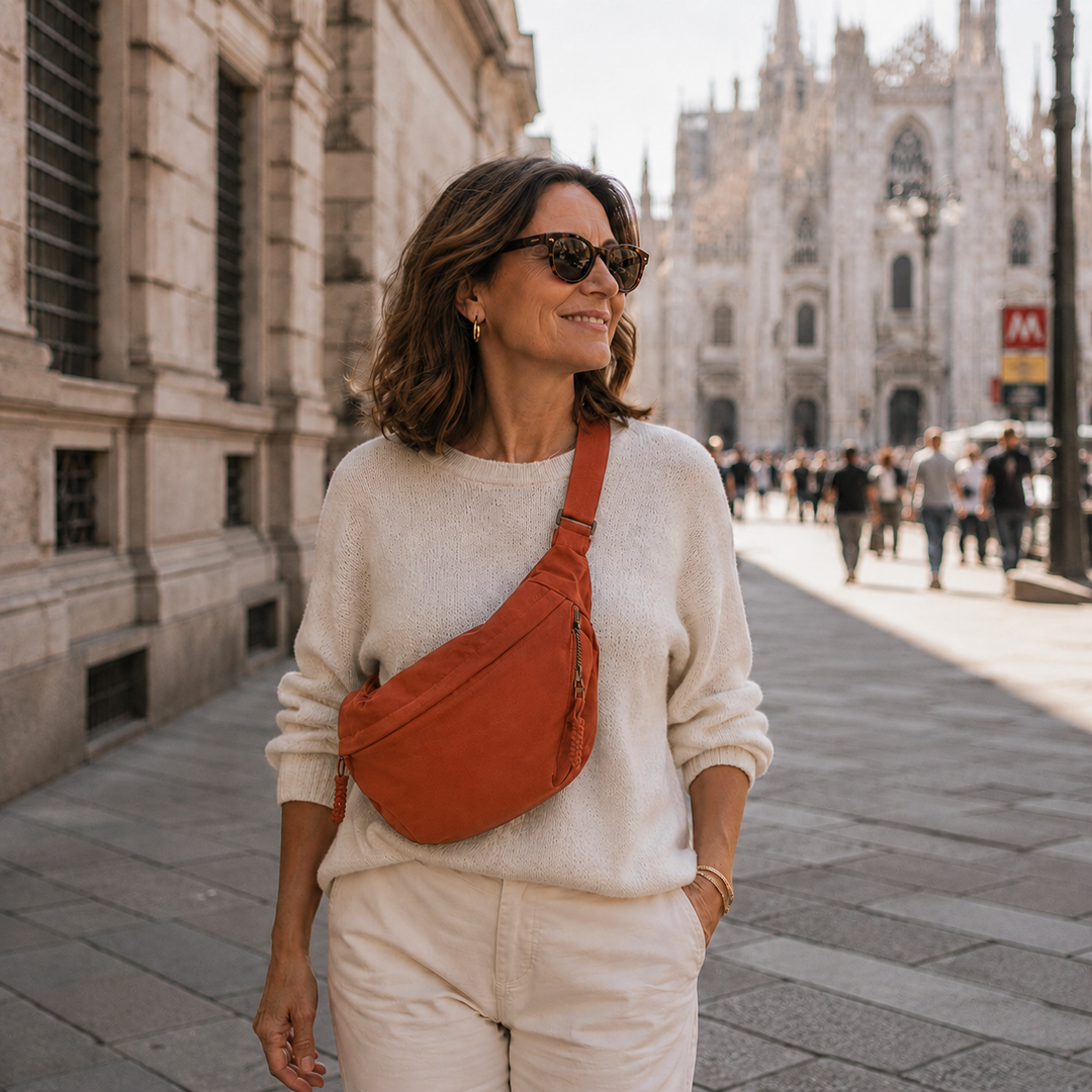 Beatrice | Orange Shoulder Bag