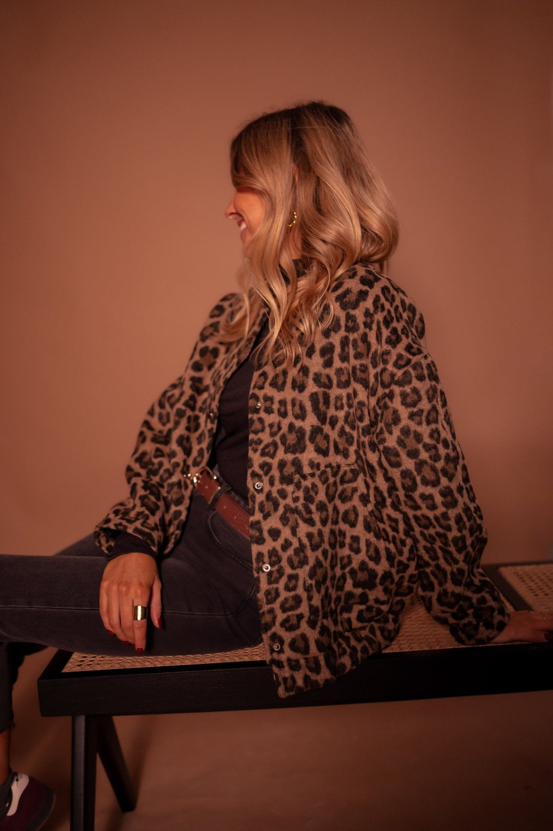 Felicia | Leopard-Print Shirt Jacket
