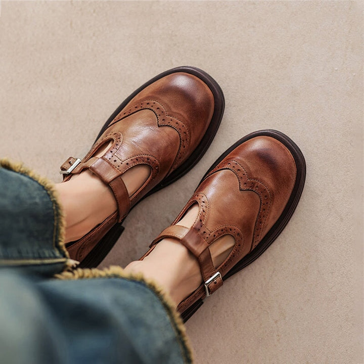 Graziella | Elegant Leather Mary Janes
