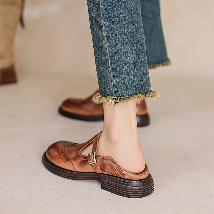 Graziella | Elegant Leather Mary Janes
