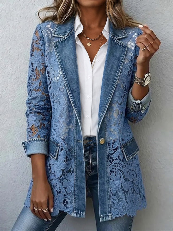 Arianna | Floral Lace Blazer