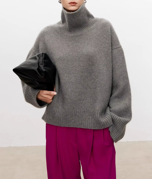 Carmela | Cable-Knit Turtleneck Sweater