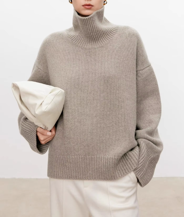 Carmela | Cable-Knit Turtleneck Sweater